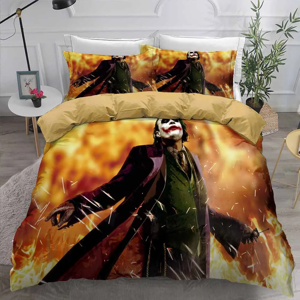 The Joker Quilt Cover 2 3pcs Microfiber Boys Teen Bed Linen Set