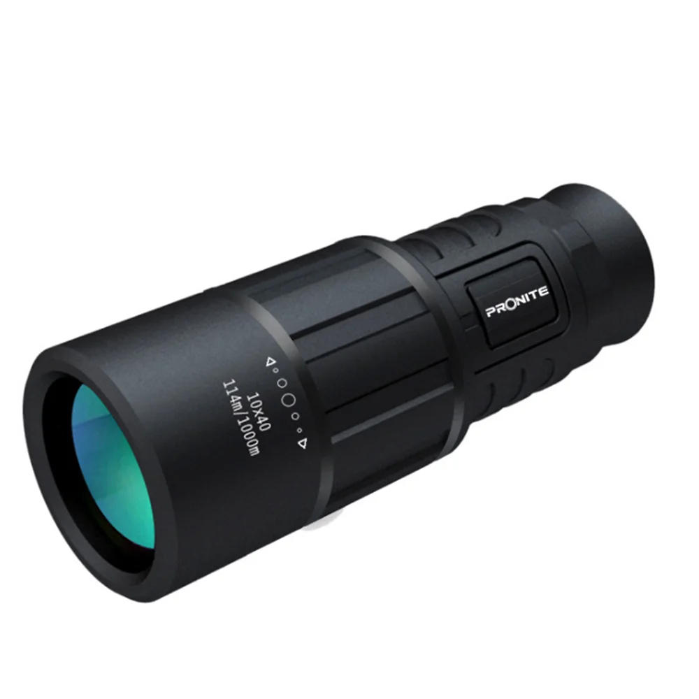 Монокуляр PRONITE 10x40 Vision Black Dolphin 10x40 HD светильник низкого уровня ночного видения неинфракрасный телескоп