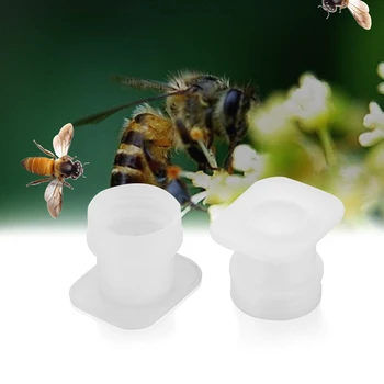 

2pcs New Beekeeping Tools Bee Feeding Water Automatic Drink Input Feeder Cap Multi-function Hive Beekeeper Equip Garden Tool
