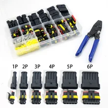 254/352 Auto Cable Quick Connectors Socket Waterproof Sealed 1 2 3 4 5 6 Pin Boat Electrical Wire Connector Block Plug For Cars