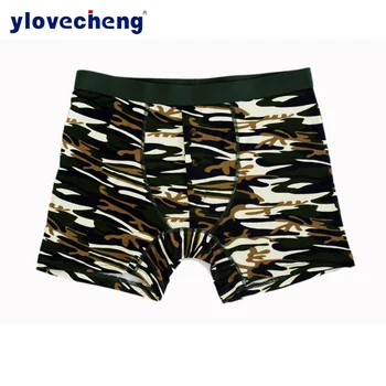 

Camouflage printing cotton men's underwear comfortable breathable fashion men's underwear classic camouflage three colors