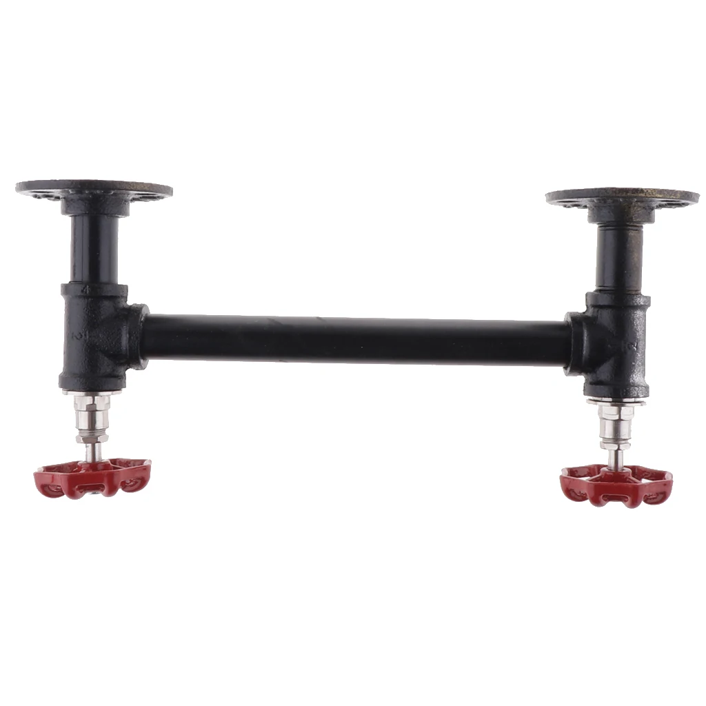 Industrial Retro Iron Pipe Wall Mounted Toilet Roll Paper Holder Towel Rack for Restaurant Bar Restroom Bathroom