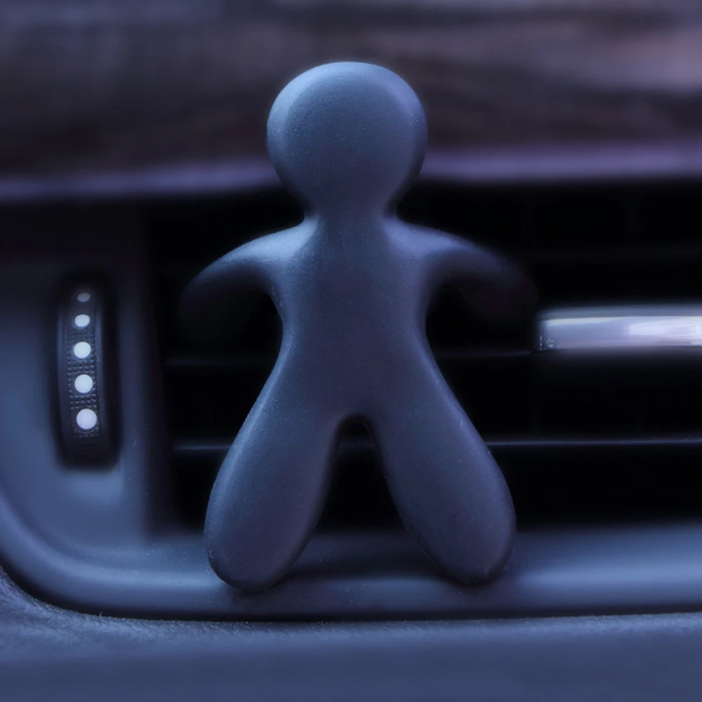 ABS прекрасный мультфильм маленьких людей автомобиль вентиляционное отверстие освежитель воздуха Арома Клипса-диффузор свежий аромат освежитель воздуха автомобиля interier Декор