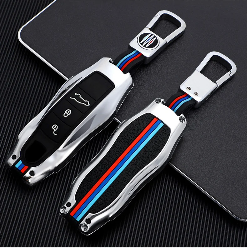 Copertura del supporto del guscio chiave a distanza in lega zincata adatta per Porsche Cayenne 92A Panamera per Macan 911 991 Boxster 981 918 - Hbfc8fda081764e7eb10073d467b1ec442