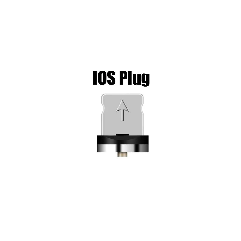 for iOS USB порт Магнитный адаптер зарядное устройство для IPhone для IOS Android type C USB кабель для IPhone X Xs для samsung S5 S6 для Ipad для htc - Цвет: for iOS