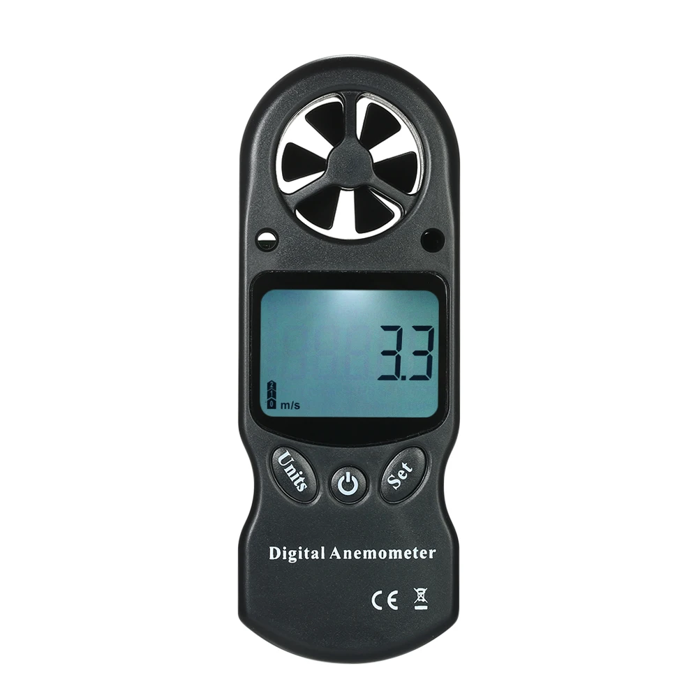 

8in1 Handheld Digital Anemometer Wind Speed/Temperature/Humidity/Wind Chill/Heat Index/Dew Point/Barometric Pressure/Altitude