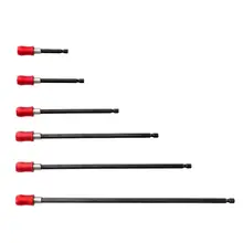 

6Pcs 6.35mm Professional Drill Bit Holder Easy to Operate Hand Tool Accessories 1/4 inch Shank Anti-dropping Screwdriver Holder