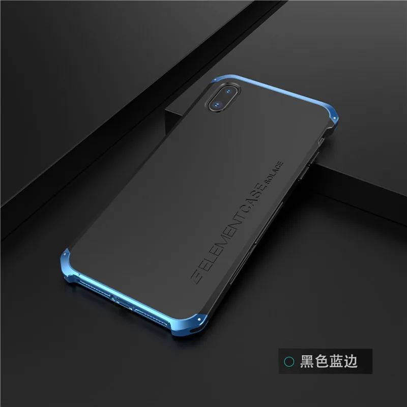 Роскошные чехлы для телефонов с дизайнерским алюминием и ПК для iphone 7 X XS MAX XR 6 8 PLUS 5 5S матовый чехол