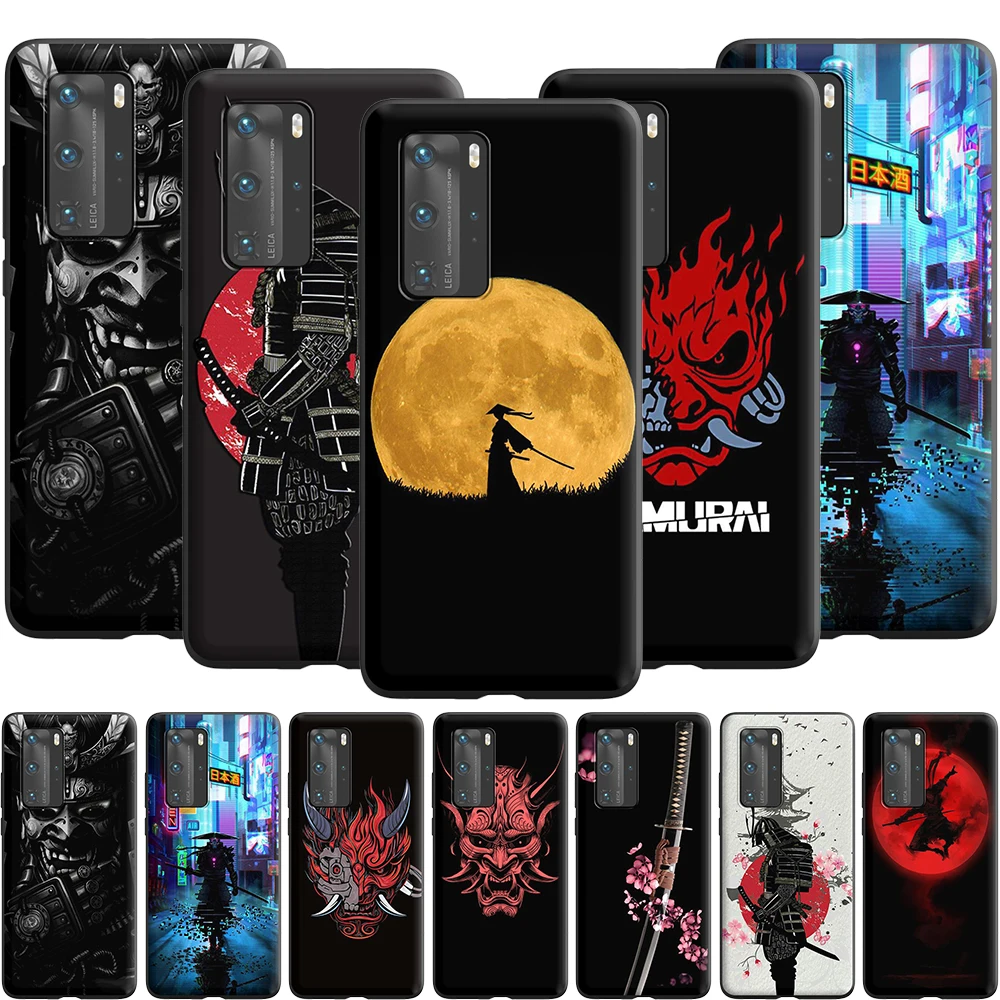 Чехол с самураем для Huawei Mate 10 20 Lite Y6 Y7 Y9 Y6P P Smart S Y5P Y8P 2019 | Мобильные телефоны и