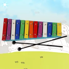 Children Early Education Percussion Instrument Thirteen Sound Box Piano Aluminum Piano