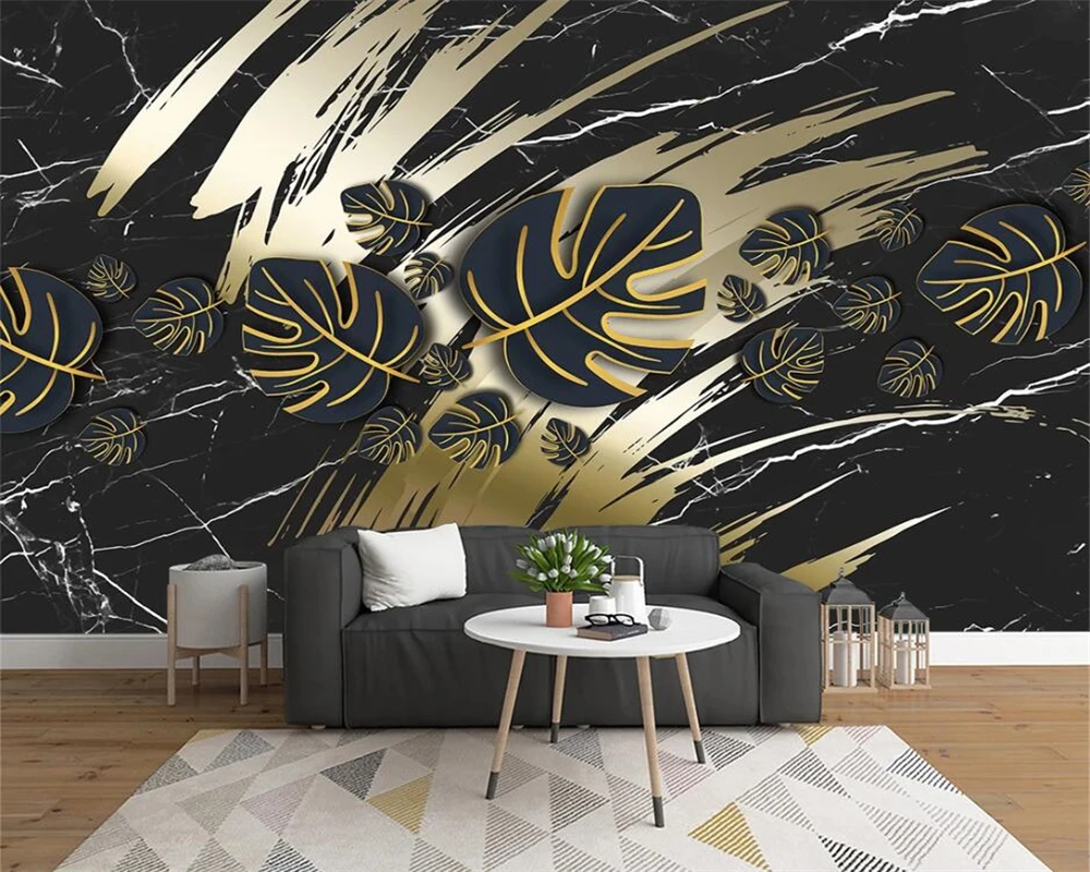  Papel tapiz adhesivo de pared Papel tapiz dorado de lujo Fondo  blanco Hojas doradas Arte de pared autoadhesivo Papel tapiz autoadhesivo  Papel pintado extraíble grande Mural de pared Mural de pared