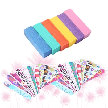 

1 Set Nail Files Trimming Durable Polishing Printed Nail Files Nail Buffer for Women