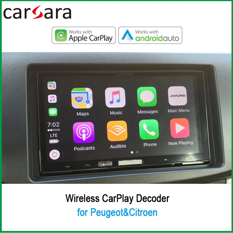 Scatola Di Decodifica Wireless Carplay Androidauto Per Peugeot Citroen C4 Smeg Nac Picasso Ds4 Ds3 308 508 208 200 Navigatore Per Auto Condividi