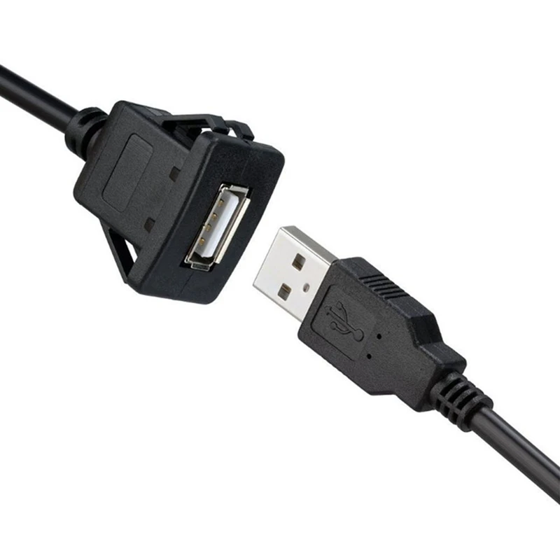 Автомобильная приборная панель флеш-крепление USB гнездо «Папа-мама» панель расширения кабель 2 м