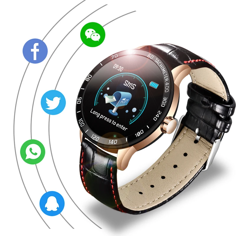 LIGE 2020 New Smart Watch Men Heart Rate Blood Pressure Sport Multifunctional Smartwatch Waterproof Leather Man Watch Pedometer LIGE 2020 New Smart Watch Men Heart Rate Blood Pressure Sport Multifunctional Smartwatch Waterproof Leather Man Watch Pedometer