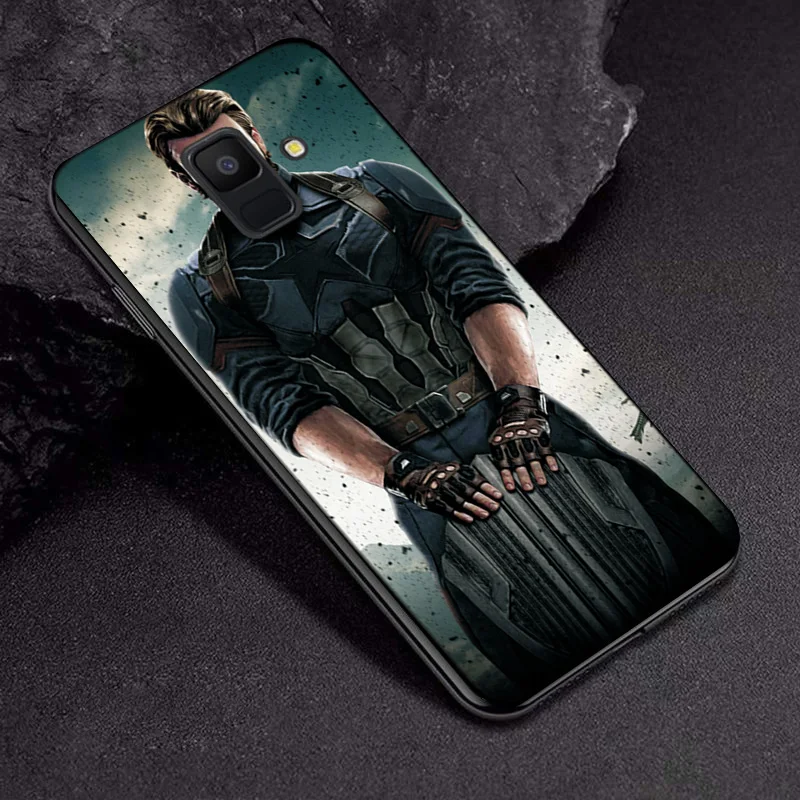 TPUBLK674 Для samsung Galaxy A6 plus чехол-накладка A8 plus Venom Joker черный чехол ТПУ для samsung A9 A7 A750 Железный человек бампер - Цвет: TPUBLK674