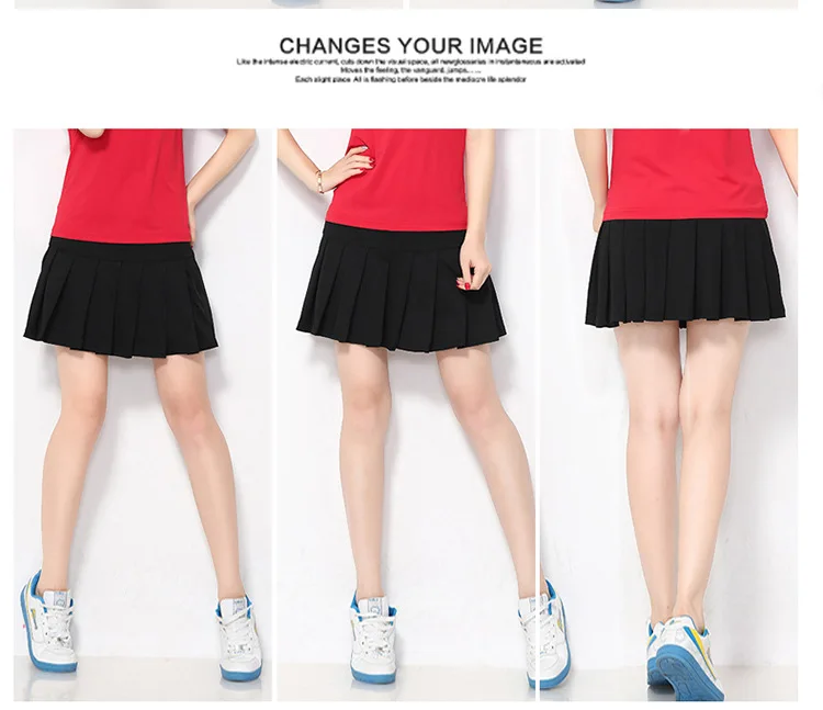 Jingdong летняя универсальная анти-экспозиционная юбка теннисная юбка женская юбка Волан южнокорейская шелковая короткая юбка-брюки квадратная Dan