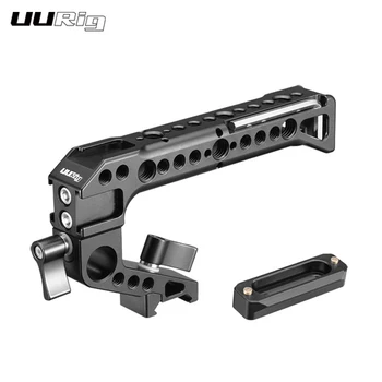 

UURig R042 Universal Camera Cage Handle Hand Grip With 1/4 Screw Cold Shoe Mount for DSLR Hex Wrench Slider Cameras Accessories