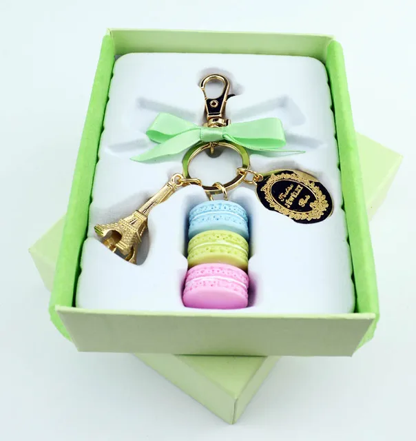 YFB 2pcs Resin Macaron Keychain Key Chain Women Macaroon Bag Charm France  Laduree Macarons Effiel Tower Keychains Anahtarlik Llavero 2: Buy Online at  Best Price in UAE 