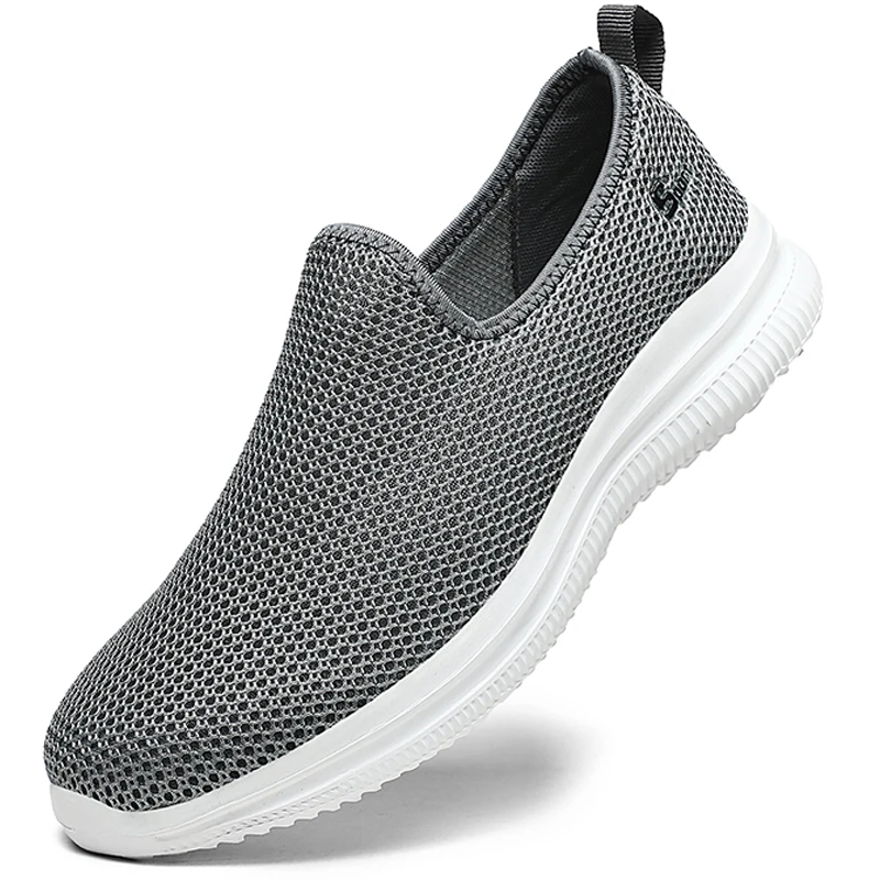 Zapatos de malla de verano para Hombre, Zapatillas ligeras, informales, a la moda, transpirables, 2021