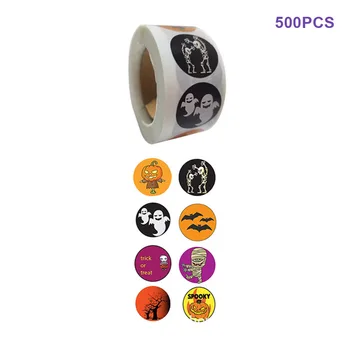 

500pcs Funny Photo Albums Halloween Stickers Wedding Decor Kid Toys Party Supplies Self Adhesive Festival Scrapbooking DIY Craft