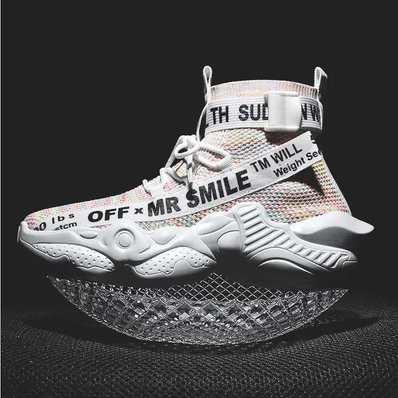 

New Designer Comfortable Socks Sneakers Breathable Running Shoes for Men Young Run Gym Trail Outdoor Walking Sports Shoes