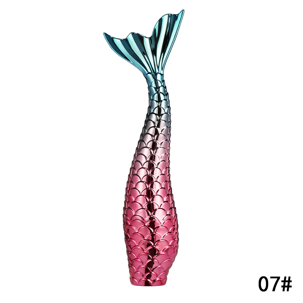 Mermaid Tail Lip Gloss and Balm Containers - Travel-Friendly Cosmetic Tubes