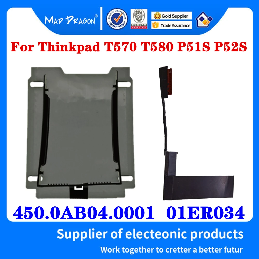 Новый оригинальный 450.0AB04.0001 01ER034 для ноутбука Lenovo Thinkpad T570 T580 P51S P52S SATA HDD SSD кабель с