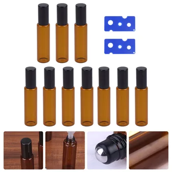 

16Pcs Bottles With 2Pcs Bottle Opener Durable Portable DIY Small Roller Bottles Aromatherapy Dispenser Glass Bottles Container f