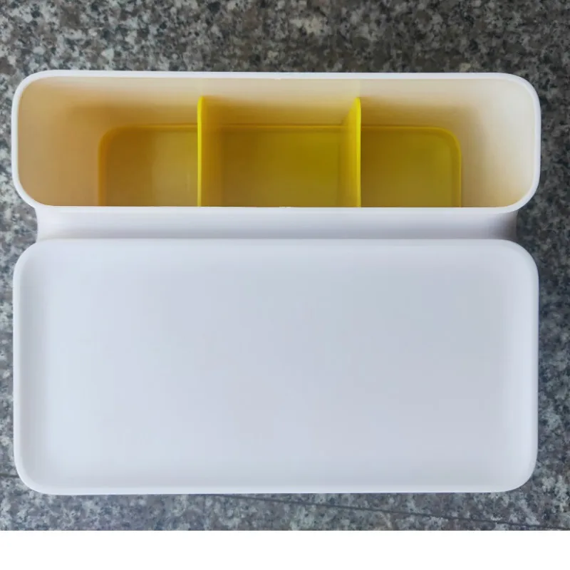 Desktop Tissue Box Pen Holder Paper Dispenser Bathroom Home Mobile phone stents - Color: White