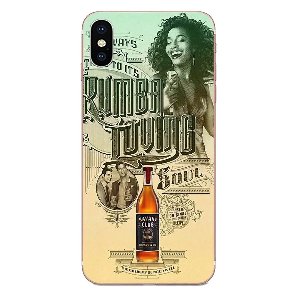 Гавана клуб Anejo специальный ром печати для Apple iPhone 4 4s 5 5C 5S SE 6 6S 7 8 11 Plus Pro X XS Max XR мягкий чехол из искусственной кожи Paintin - Цвет: as picture