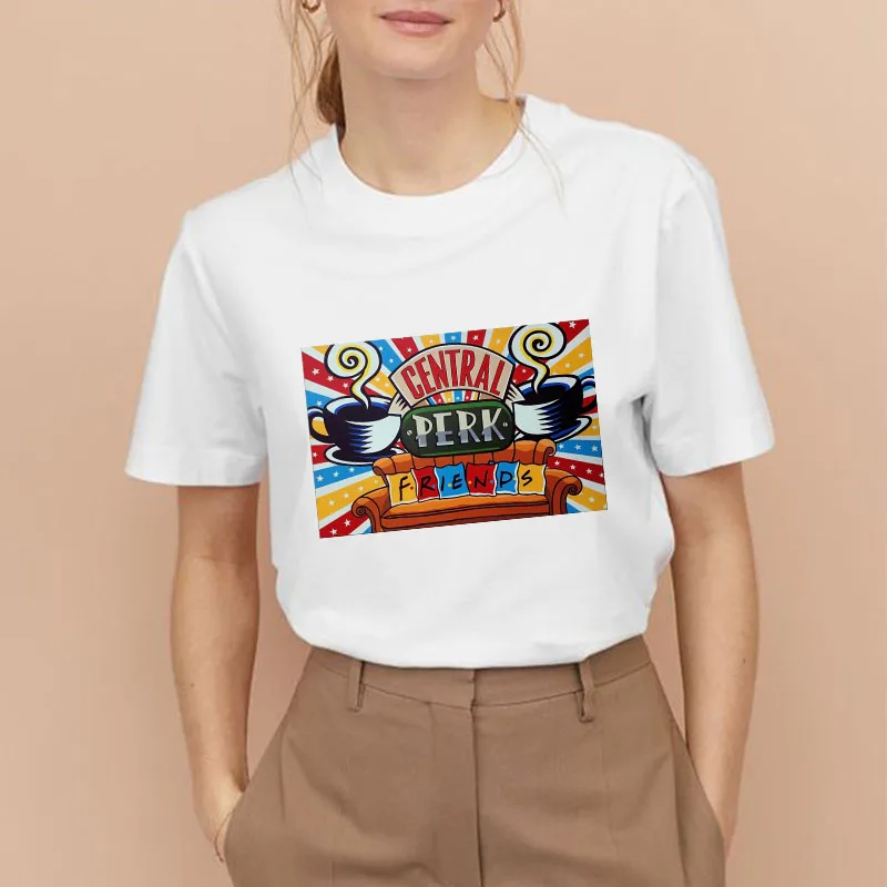 

Showtly Friends TV Show 25TH Anniversary Celebration Women T Shirt Thanksgiving Harajuku Vogue T Shirt Shirts Tee Tops