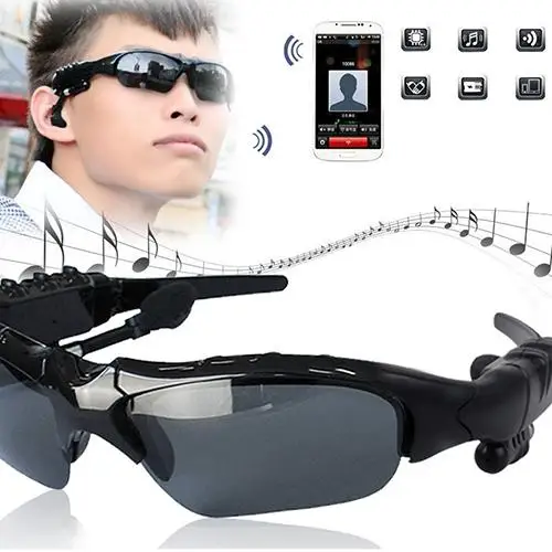 Модные беспроводные Bluetooth V4.1 стерео уличные умные очки солнцезащитные очки наушники регулятор громкости звонок наушники для смартфонов