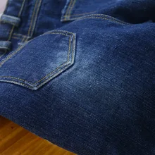 Детские джинсы; Детские весенне-осенние ковбойские брюки в новом стиле; хлопковые ковбойские брюки для мальчиков и девочек