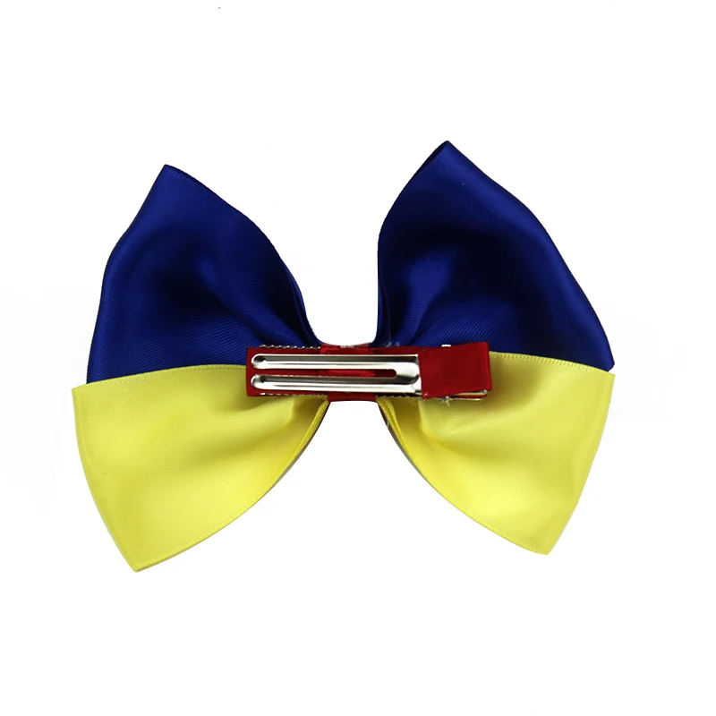 Новые двухслойные банты Grosgrain резинка заколка для волос лента банты для волос с зажимами аллигатора