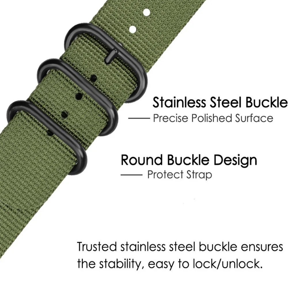 For-HUAWEI-WATCH-GT-46mm-Woven-Nylon-Watch-Sport-Strap-Band-Replacement-22mm-Watchband-Canvas-Fabric (2)