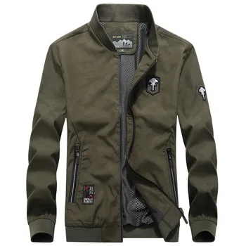 

Autumn Style Camouflage Jacket Men Coat Leisure Jacket Thin Shirt Jacket Baseball Clothing Pure Cotton