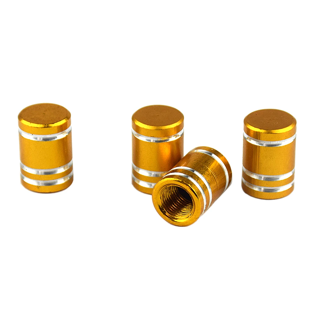 4pcs 16mm Aluminum Wheel Valves Tyre Stem Air Caps Cover Universal Application for Most Auto Motorcycle