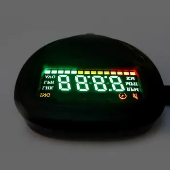 

Safe Critical Head UP Cars Auto 12V HUD GPS Time Display Brightness Remote Control Speed Indication A1