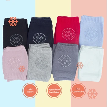 

1 Pair Of Non-slip Baby Knee Pads Spring And Summer Safety Crawl Elbow Pads Leg Anti-fall Socks Cover Warm Knee Pad