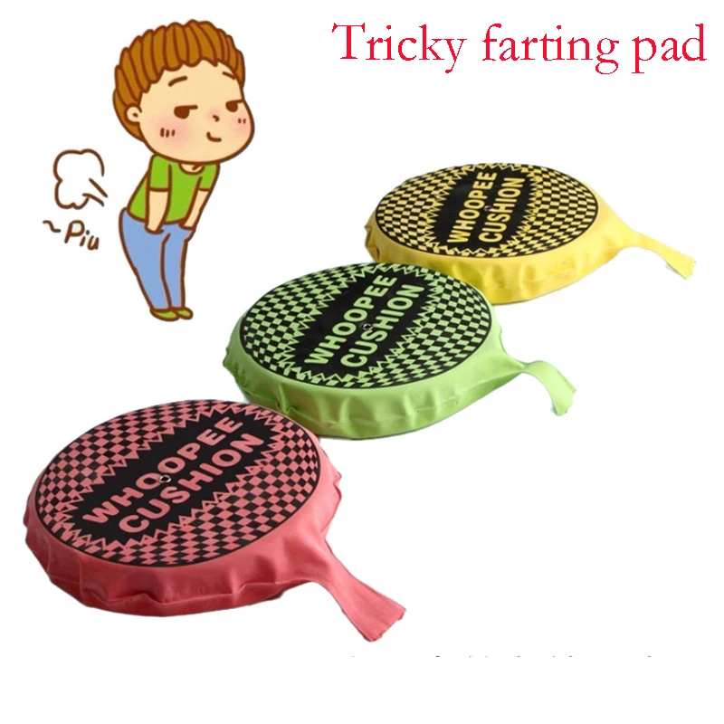 

9/16/20/26CM Novelty and Funny High-quality Rubber Sponge Farting Mat April Fools' Day Halloween Tricky Toy Gift Between Friends