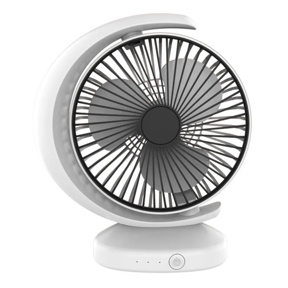 

Value Online Strength Coexisting Mini Electric Fan Adjustment Desk Surface Mute Charging Plug-in Dual-use Usb Small Fan