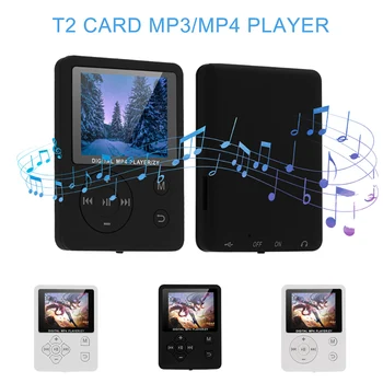 

MP3/MP4 Music Player 1.8" LCD Screen MP4 Player Voice Recorder Support 32GB TF Memory Card Portable Walkman with FM Recording