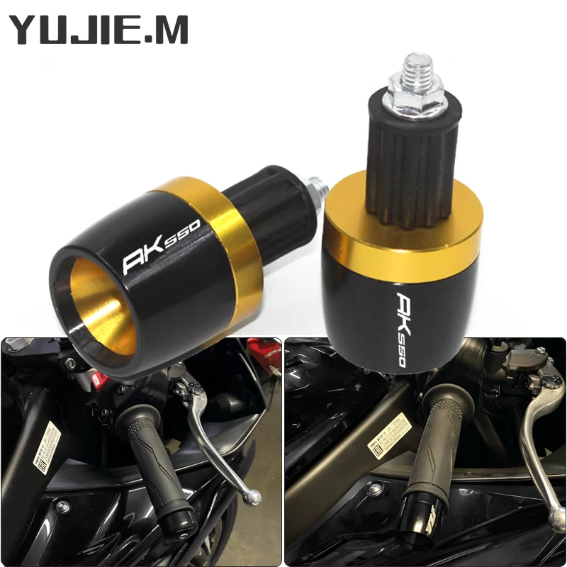 Рукоятки для руля с логотипом AK 550 KYMCO AK550 2017 2018 2019 2020 аксессуары мотоцикла ЧПУ