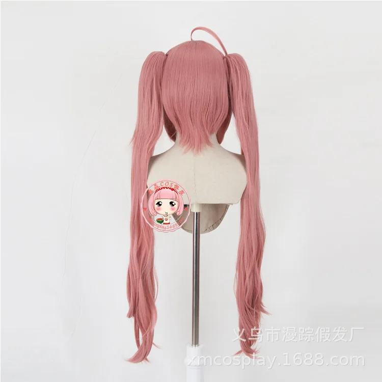 Tensei Shitara Slime Datta Ken, парики для косплея, Milim Nava, парик из розовых синтетических волос, парик для косплея на Хэллоуин+ Бесплатный парик, шапка