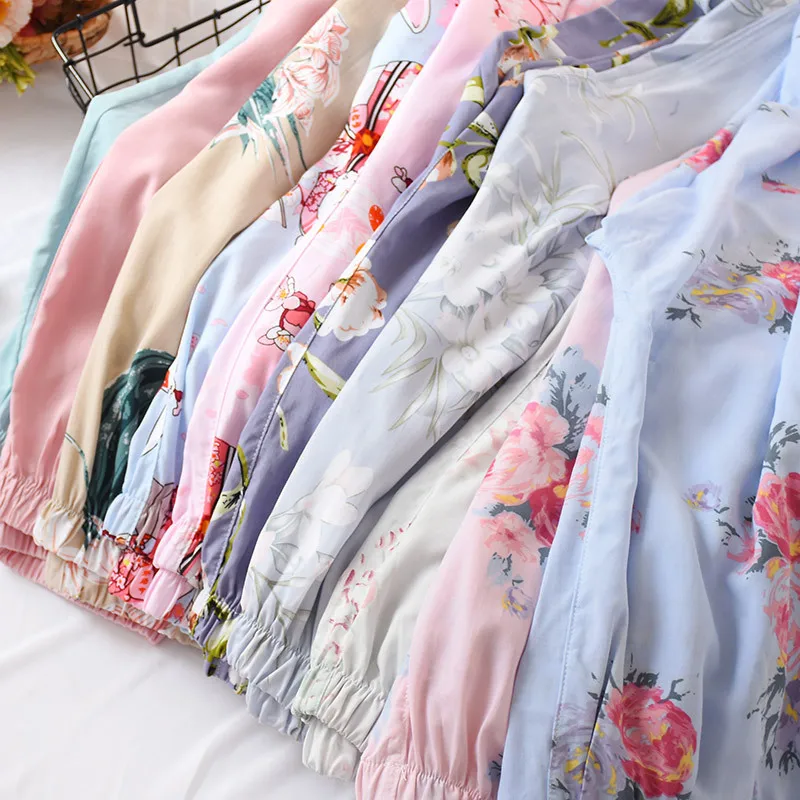 Summer Anti-mosquito Pure People Cotton Silk Cool Pajama Pants Casual Loose-Fit Closing Trousers Thin Cool And Refreshing Lanter