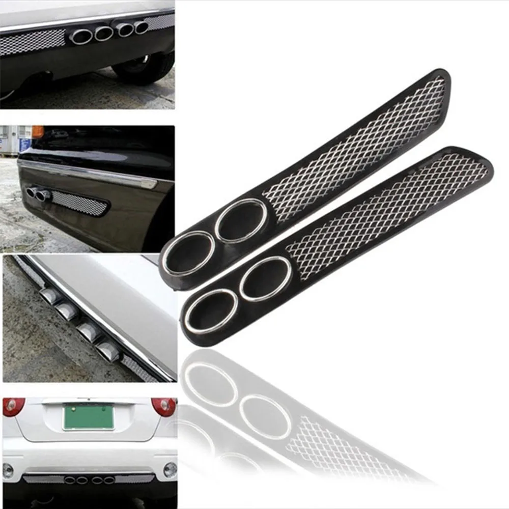 Accessories Car Sticker ABS Decorative Vent Styling Fake Exhaust