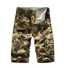 Aliexpress - 2021 Summer New Mens Casual Trouers Beach Shorts Camouflage Cargo Male Loose Work Man Military Short Pants OverSize 29-42