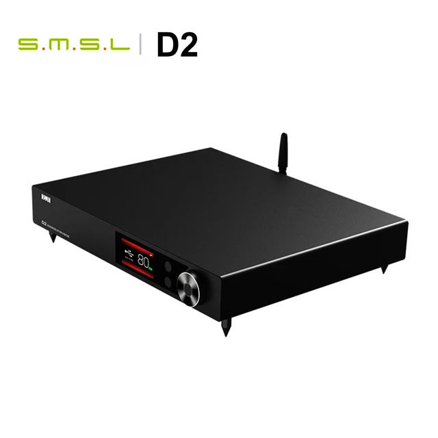 SMSL VMV D2 Bluetooth 5.0 Audio DAC AK4499 chip High-Res MQA XMOS DSD512 Decoder LDAC/AptX With Remote Control 1