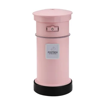 

USB 3-in-1 Mini air humidifier Retro Postbox Mailbox Humidifier Silent Fan LED Light Aroma Diffuser